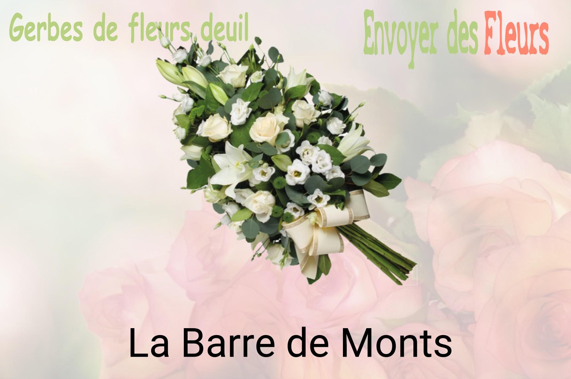 Gerbe de fleurs de deuil livrée à La Barre-de-Monts